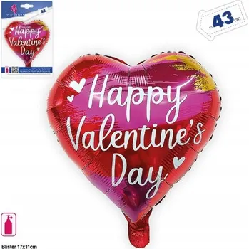 Balónek Balónek ve tvaru srdce s anglickým nápisem