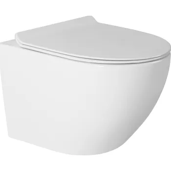 Aplomo Ferrara Slim Rimless WC závěsné se sedátkem, MUT-203