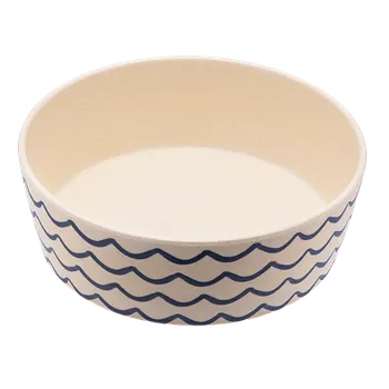 Miska pro psa Bambusová miska Beco Bowl, vlny S (15 cm/0,8 l)