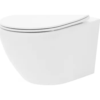 Klozet Rea Carlo Mini rimless WC závěsné se sedátkem, REA-C2760