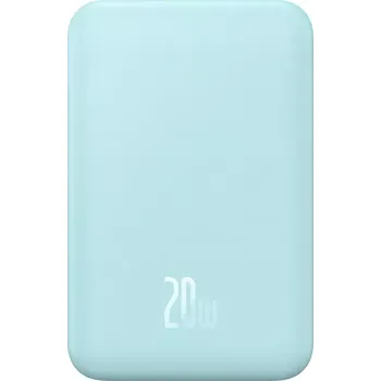 Powerbanka Magnetická mini powerbanka Baseus 5000 mAh, USB‑C 20 W (modrá)