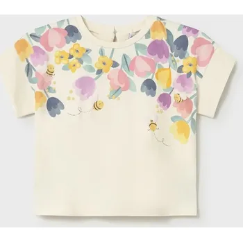 Chlapecké tričko Dětské tričko Mayoral 1085.4K.Baby.PPY2 bílá 00X, vel. 74