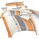 Dadka Povlečení krep Ateliér oranžový 140x220, 70x90 cm