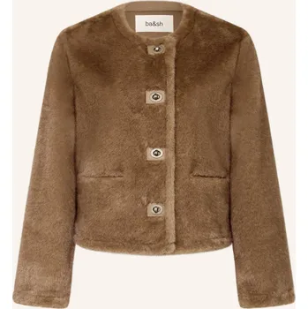 Dámský blejzr Ba&Sh Dámská Bunda Z Umělé Kožešiny Basil, hnědá, 34
