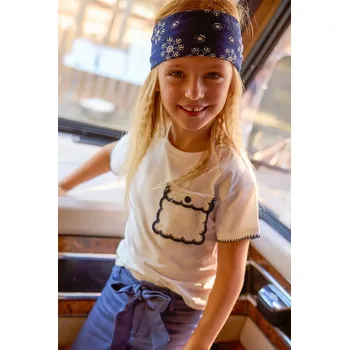 Chlapecké tričko Dětské bavlněné tričko Mayoral 3013.6H.Mini.PPY2 béžová 01X, vel. 134