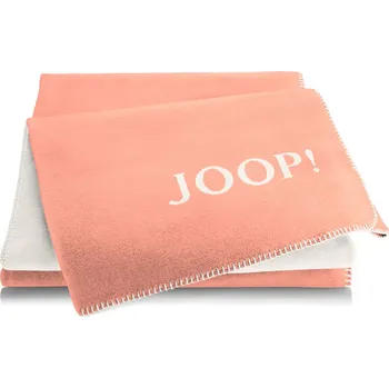 deka Biederlack JOOP! Uni Doubleface Apricot-Sand pléd 150 x 200 cm
