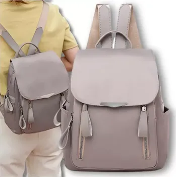 Městský batoh Městský malý batoh RO10S (Malý dámský městský batůžek 28 x 25 x 11 cm, voděodolný, šedé provedení)