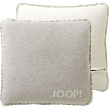 Dekorativní polštářek Biederlack JOOP! Uni Doubleface Feder-Ecru polštář 50 x 50 cm Product: Bez výplně