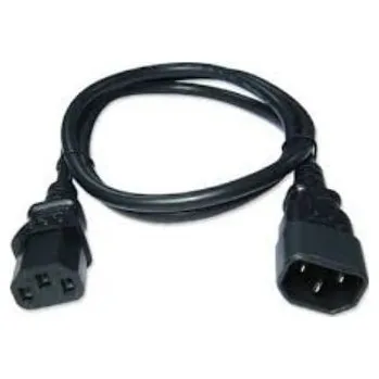 Kancelářská technika Zebra CS-CAB-IEC-L napájecí kabel Černá 1 m C13 rozdvojovač C14 rozdvojovač