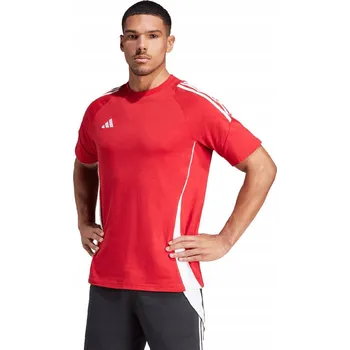 Pánské tričko Tričko adidas TIRO 24 Sweat Tee IR9349 - ČERVENÉ, M