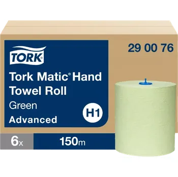 Papírový ručník Tork Matic 290076 2V papírové utěrky zelené 6 rolí