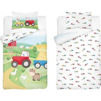 Povlečení Sada povlečení Detexpol 90 x 120 cm červená