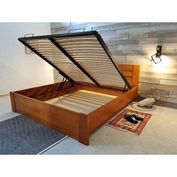 Ložnicová sestava Postel s úložným prostorem GABI 2 - olše rozměr 160x200 povrchová úprava - wiór olše Tmavá olše