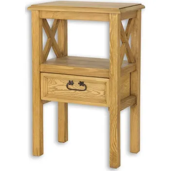 Ložnice Noční stolek SN703 povrchová úprava - včelí vosk Přírodní včelí vosk