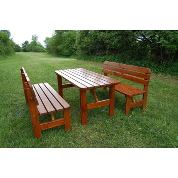 Zahradní sestava Zahradní set Anka 200 cm moření výběr povrchové úpravy Bez nátěru