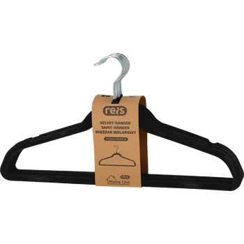 Ramínko Reis VEL001 Šatní ramínko 44,5 cm 10 ks