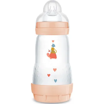 Kojenecká láhev Mam Dětská antikoliková láhev 320 ml Lososová