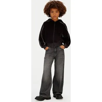 Pánská mikina Calvin Klein Jeans Mikina Velvet IG0IG03088 Černá Regular Fit 8Y