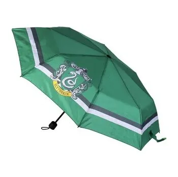 Skládací deštník Harry Potter: Zmijozelský štít (průměr 97 cm)