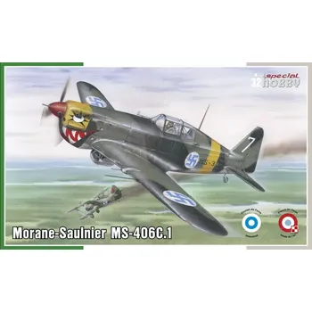 Plastikový model Special hobby 1/32 Morane-Saulnier MS-406C.1 (3x camo)