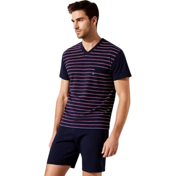 Pánské pyžamo Pánské Pyžamo Krátké FOLTÝN PK 224 Velikost: S