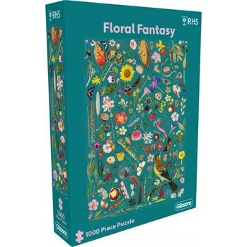 Puzzle Gibsons 1000dílné Puzzle GIBSONS Floral Fantasy 1000dílné Puzzle