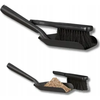 Sada na zametání a čištění koštěte, Lopatka Smetáček 2 v 1, černá