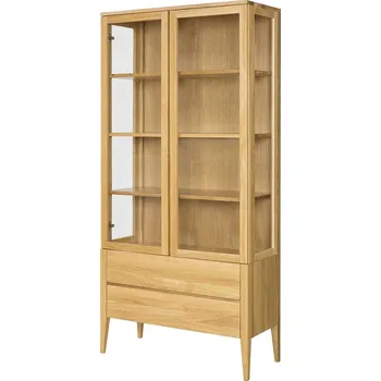 Vitrína KW339 povrchová úprava dub DUB přírodní