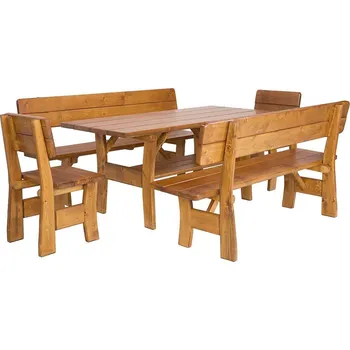 Zahrada Zahradní set HUGO povrchová úprava Lazura Teak+lak