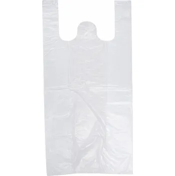 Taška HDPE 10K, 300+150x530 mm - bílá, v bloku