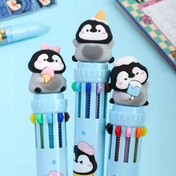 Propiska vícebarevný 10 náplní 10 barev TUČŇÁČEK mix