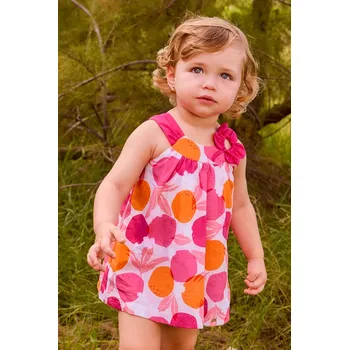 Oblečení a móda Dětské bavlněné šaty Mayoral 1991.4D.Baby.PPY2 růžová 42X, vel. 86