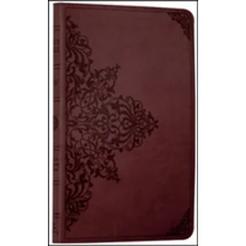 Populárně naučná literatura pro dospělé Holy Bible: English Standard Version (ESV) Anglicised Chestnut Ornamental Thinline edition - Collins Anglicised ESV Bibles