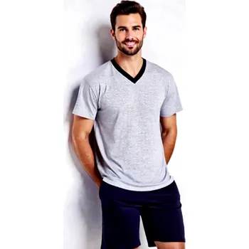 Pánské pyžamo Pánské Pyžamo Krátké FOLTÝN PK 257 Velikost: L