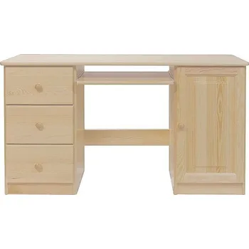 Obývací stěna Psací stůl BR 4 povrchová úprava borovice (d) přírodní lak