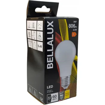 Žárovka LED žárovka Bellalux E27 8,5W 806lm 2700K matná