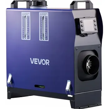 Přímotop Naftové topení 8kW 12-24V přenosné LCD dálkové ovládání pro karavan, auto