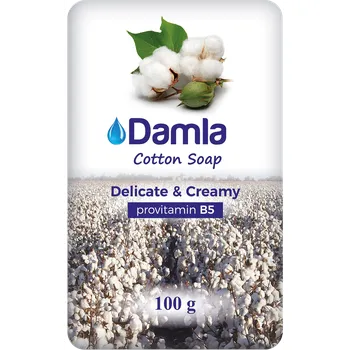 Mýdlo Damla DC jemně krémové mýdlo Bavlníkový květ 100g