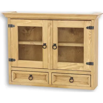 Vitrína KW713 povrchová úprava - včelí vosk Přírodní včelí vosk