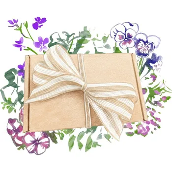 Dárkový potravinový koš Dárkový balíček květů do truhlíku - sada semínek