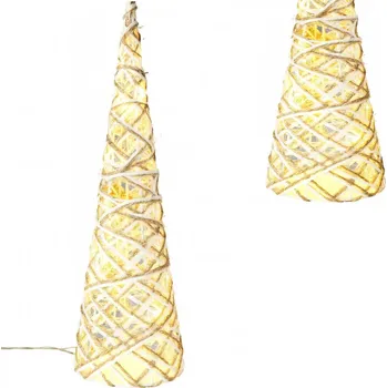 Vánoční LED stromek HOLLY 60 cm teplá bílá