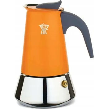 Příprava kávy Moka konvička Pezzetti SOLIDEXPRESS na 10 šálků, oranžová