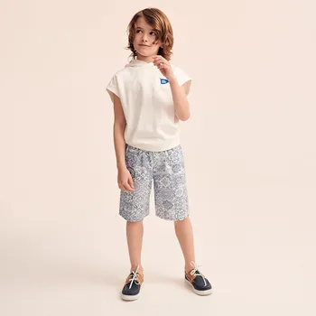 Reserved - Šortky bermudy - bleděmodrá - 8636K-05X - 8636K-05X-116