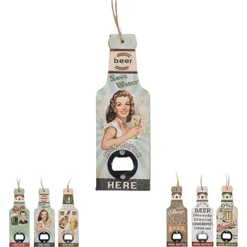 Otvírák ORION Dřevěný otvírák na láhve Cheers, 20 x 7 x 1 cm