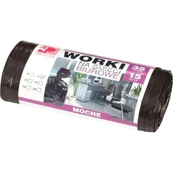 Pytle na odpadky BRATEK pevné pytle na odpad 35 l, 15 ks