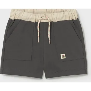 Dětské bavlněné šortky Mayoral 1218.3E.Baby.PPY2 černá 99X, vel. 74