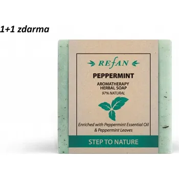Mýdlo Refan Přírodní bylinkové mýdlo Máta 120 g