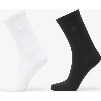 Pánské ponožky Ponožky adidas Everyday Icons Crew Socks 2-Pack White S