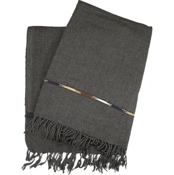 Karnevalová maska Originální výstroj Originální vlněný přehoz PATU - Šedá