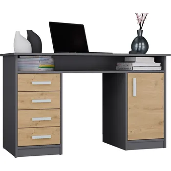 Psací stůl ADA 125 cm dub Artisan/antracitový